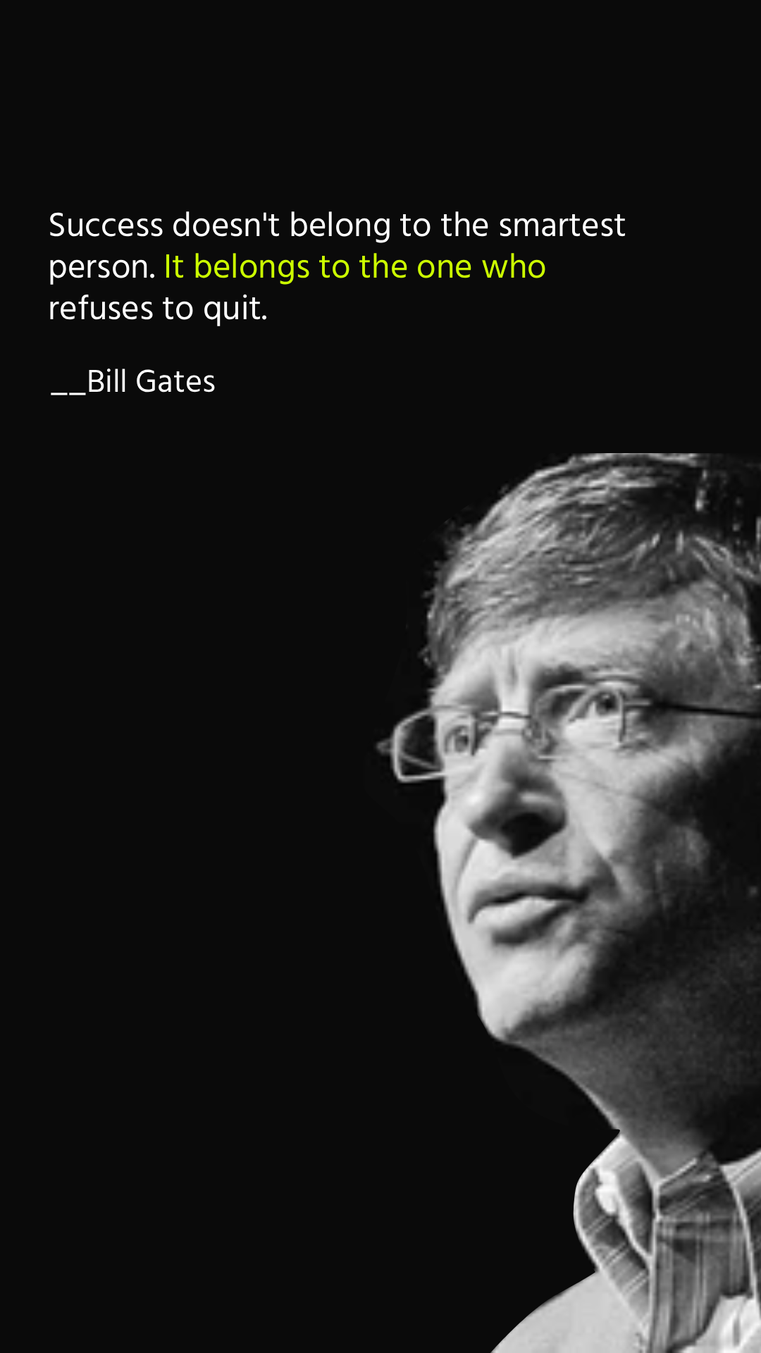 Success Doesn't Belong to the Smartest Person template